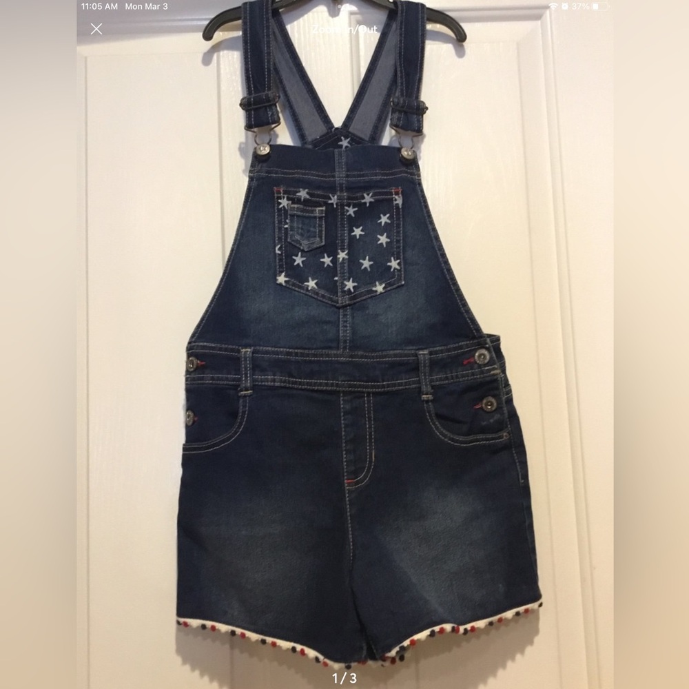 Denim overall size 10/12